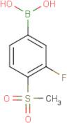 3-Fluoro-4-(methylsulphonyl)benzeneboronic acid