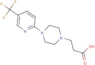 3-{4-[5-(Trifluoromethyl)pyridin-2-yl]piperazin-1-yl}propanoic acid