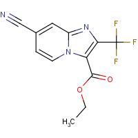 Ethyl 7-cyano-2-(trifluoromethyl)imidazo[1,2-a]pyridine-3-carboxylate