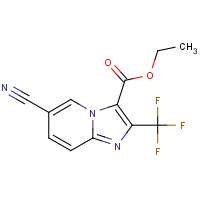 Ethyl 6-cyano-2-(trifluoromethyl)imidazo[1,2-a]pyridine-3-carboxylate