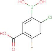 5-Carboxy-2-chloro-4-fluorobenzeneboronic acid