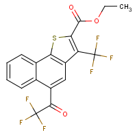 Ethyl 5-(trifluoroacetyl)-3-(trifluoromethyl)naphtho[1,2-b]thiophene-2-carboxylate