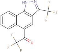 2,2,2-Trifluoro-1-[3-(trifluoromethyl)-1H-benzo[g]indazol-5-yl]ethanone