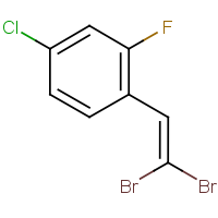 1-(2,2-Dibromovinyl)-4-chloro-2-fluorobenzene