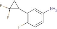 4-Fluoro-3-(2,2-difluorocyclopropyl)benzenamine