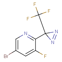 5-Bromo-3-fluoro-2-(3-(trifluoromethyl)-3H-diazirin-3-yl)pyridine