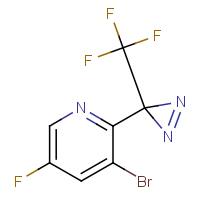 3-Bromo-5-fluoro-2-(3-(trifluoromethyl)-3H-diazirin-3-yl)pyridine