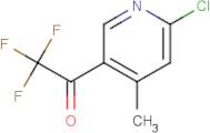 1-(6-Chloro-4-methylpyridin-3-yl)-2,2,2-trifluoroethanone