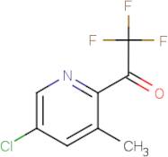 1-(5-Chloro-3-methylpyridin-2-yl)-2,2,2-trifluoroethanone