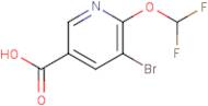 5-Bromo-6-(difluoromethoxy)pyridine-3-carboxylic acid