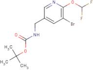 tert-Butyl (5-bromo-6-(difluoromethoxy)pyridin-3-yl)methylcarbamate