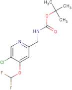 tert-Butyl (5-chloro-4-(difluoromethoxy)pyridin-2-yl)methylcarbamate