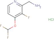 (4-(Difluoromethoxy)-3-fluoropyridin-2-yl)methanamine hydrochloride