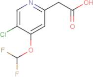 2-(5-Chloro-4-(difluoromethoxy)pyridin-2-yl)acetic acid