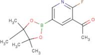 1-(2-Fluoro-5-(4,4,5,5-tetramethyl-1,3,2-dioxaborolan-2-yl)pyridin-3-yl)ethanone