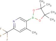 2-(Trifluoromethyl)-4-methyl-5-(4,4,5,5-tetramethyl-1,3,2-dioxaborolan-2-yl)pyridine