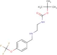 N'-[4-(Trifluoromethoxy)benzyl]ethane-1,2-diamine, N-BOC protected