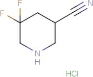 5,5-Difluoropiperidine-3-carbonitrile hydrochloride