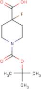 4-Fluoropiperidine-4-carboxylic acid, N-BOC protected