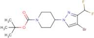 tert-Butyl 4-(4-bromo-3-(difluoromethyl)-1H-pyrazol-1-yl)piperidine-1-carboxylate