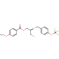 (R)-3-Chloro-2-((4-(trifluoromethoxy)benzyl)oxy)propyl 4-methoxybenzoate