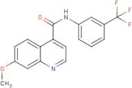 7-Methoxy-N-(3-(trifluoromethyl)phenyl)quinoline-4-carboxamide