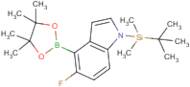 1-[(1,1-Dimethylethyl)dimethylsilyl]-5-fluoro-4-(4,4,5,5-tetramethyl-1,3,2-dioxaborolan-2-yl)-1H...