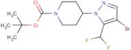 tert-Butyl 4-(4-bromo-5-(difluoromethyl)-1H-pyrazol-1-yl)piperidine-1-carboxylate