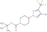 tert-Butyl 4-(4-bromo-3-(trifluoromethyl)-1H-pyrazol-1-yl)piperidine-1-carboxylate