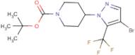 tert-Butyl 4-(4-bromo-5-(trifluoromethyl)-1H-pyrazol-1-yl)piperidine-1-carboxylate