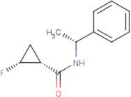 cis-2-Fluorocyclopropyl)-N-((R)-1-phenylethyl)acetamide