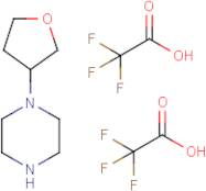 1-(Tetrahydrofuran-3-yl)piperazine bis(2,2,2-trifluoroacetate)