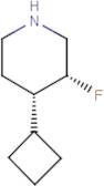 (3R,4S)-4-cyclobutyl-3-fluoropiperidine