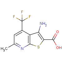 3-Amino-6-methyl-4-(trifluoromethyl)thieno-[2,3-b]pyridine-2-carboxylic acid