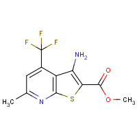 Methyl 3-amino-6-methyl-4-(trifluoromethyl)thieno[2,3-b]pyridine-2-carboxylate