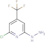 [6-Chloro-4-(trifluoromethyl)pyridin-2-yl]hydrazine