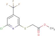 Methyl 2-[6-chloro-4-(trifluoromethyl)pyridin-2-yl]mercaptoacetate