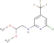 6-Chloro-2-(2,2-dimethoxy)ethylamino-4-(trifluoromethyl)pyridine