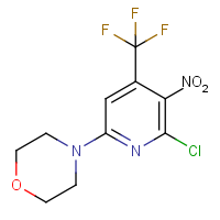 4-[6-Chloro-5-nitro-4-(trifluoromethyl)pyridin-2-yl]morpholine