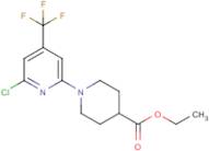 Ethyl 1-[6-chloro-4-(trifluoromethyl)pyridin-2-yl]piperidine-4-carboxylate