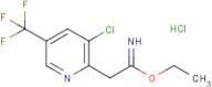 Ethyl 2-[3-chloro-5-(trifluoromethyl)pyridin-2-yl]acetimidate hydrochloride