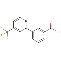 3-[4-(Trifluoromethyl)pyridin-2-yl]benzoic acid