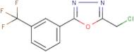 2-(Chloromethyl)-5-[3-(trifluoromethyl)phenyl]-1,3,4-oxadiazole