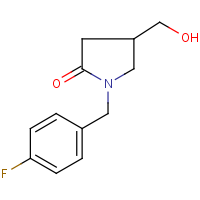 1-(4-Fluorobenzyl)-3-(hydroxymethyl)-5-oxopyrrolidine