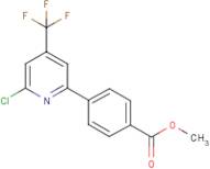 Methyl 4-[2-chloro-4-(trifluoromethyl)pyridin-6-yl]benzoate