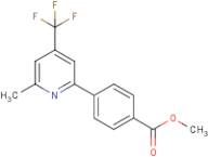 Methyl 4-[6-methyl-4-(trifluoromethyl)pyridin-2-yl]benzoate