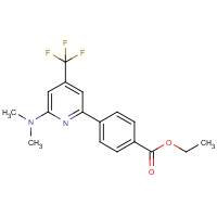 Ethyl 4-[6-(dimethylamino)-4-(trifluoromethyl)pyridin-2-yl]benzoate