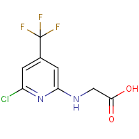 N-[6-Chloro-4-(trifluoromethyl)pyridin-2-yl]aminoacetic acid