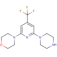 1-[2-(Morpholin-4-yl)-4-(trifluoromethyl)pyridin-6-yl]piperazine