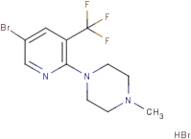 1-[5-Bromo-3-(trifluoromethyl)pyridin-2-yl]-4-methylpiperazine hydrobromide